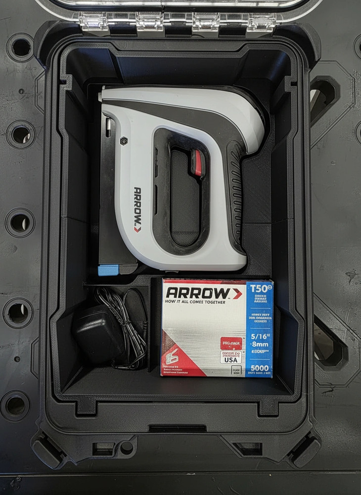 Arrow T50DCD Cordless Stapler Insert for PACKOUT Compact Organizer (Insert Only