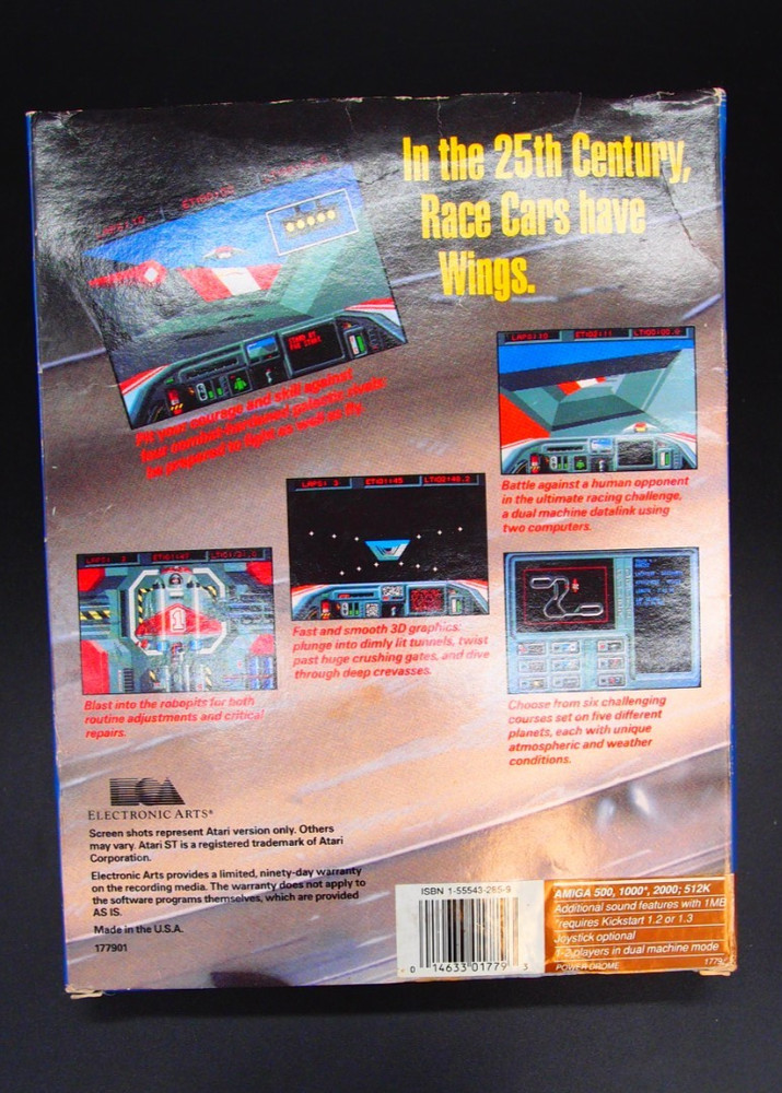 Powerdrome Commodore Amiga Complete / Box Electronic Arts
