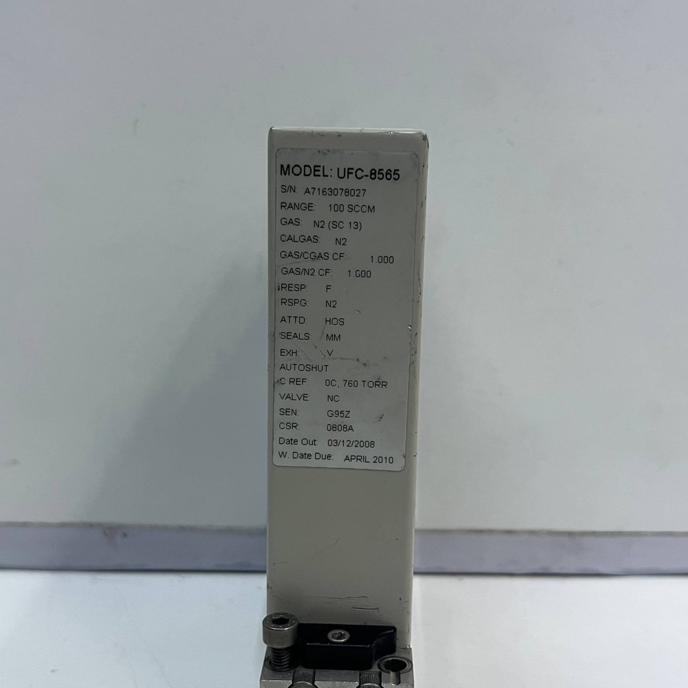 CELERITY UFC-8565 MASS FLOW CONTROLLER , UK#386