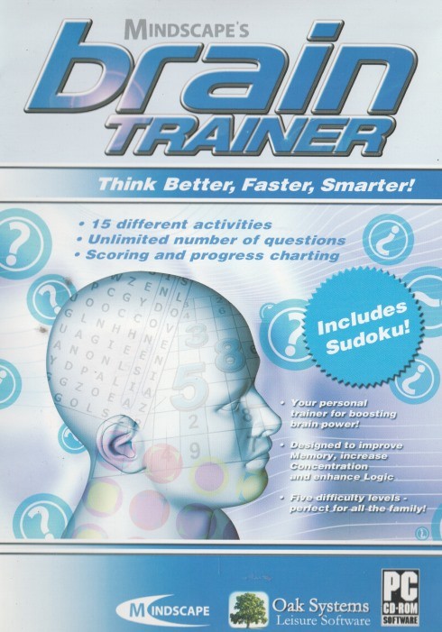 Mindscape Brain Trainer PC CD EDUCATIONAL cognitive training mental memory games