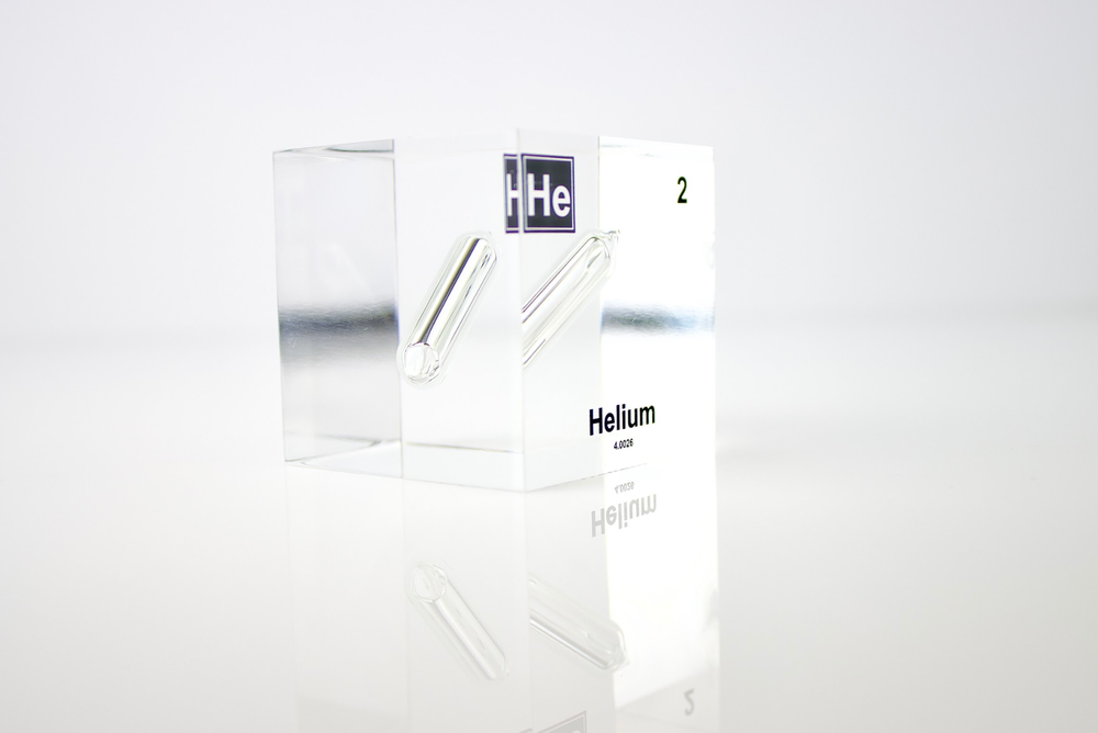 Helium Element Cube