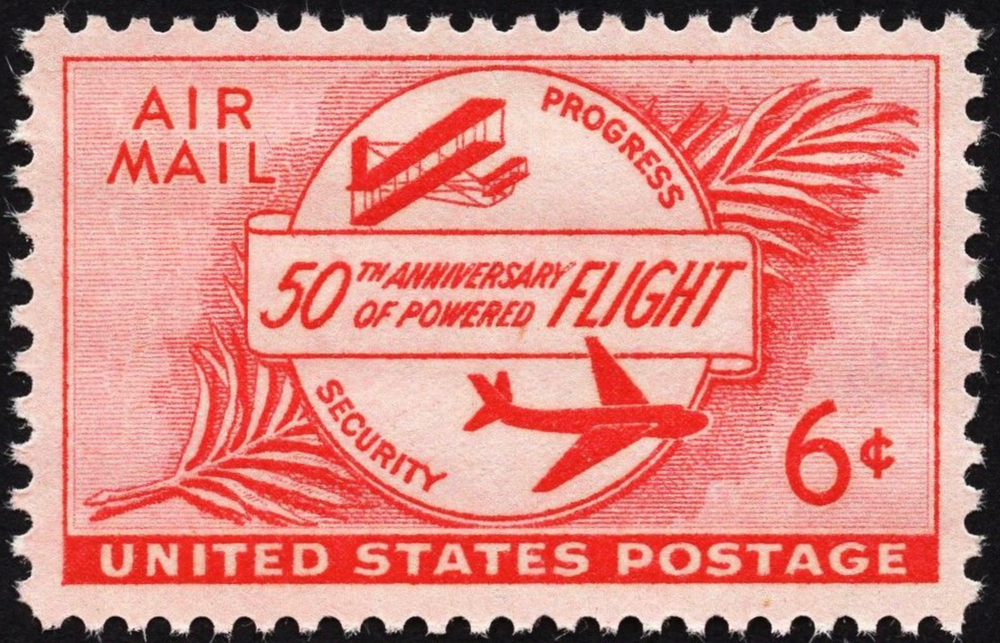 US #C47 MNH 1953 First Plane Modern Plane