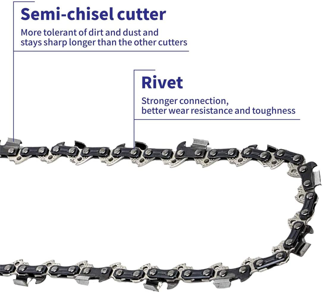 12 Inch Chainsaw Chain Blade 3/8" LP Pitch 050" Gauge