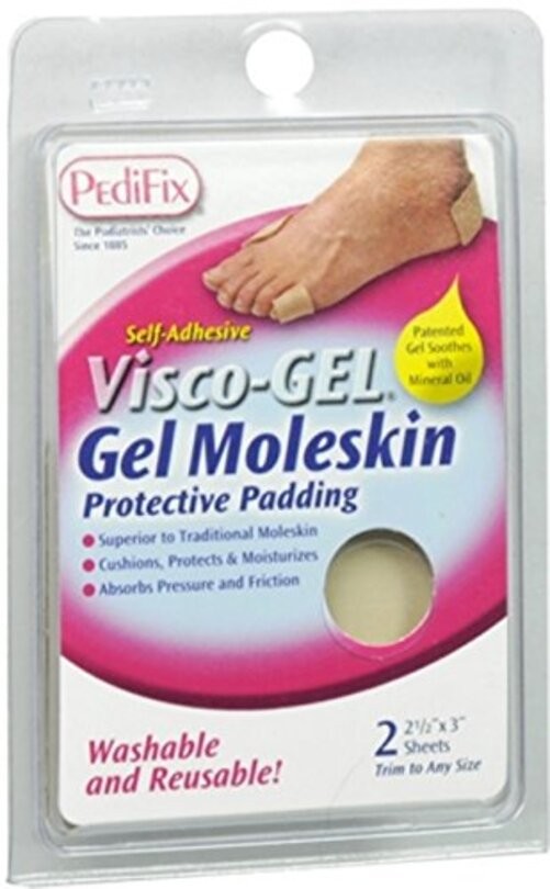 Visco-gel Moleskin Protective Padding, 2-Count