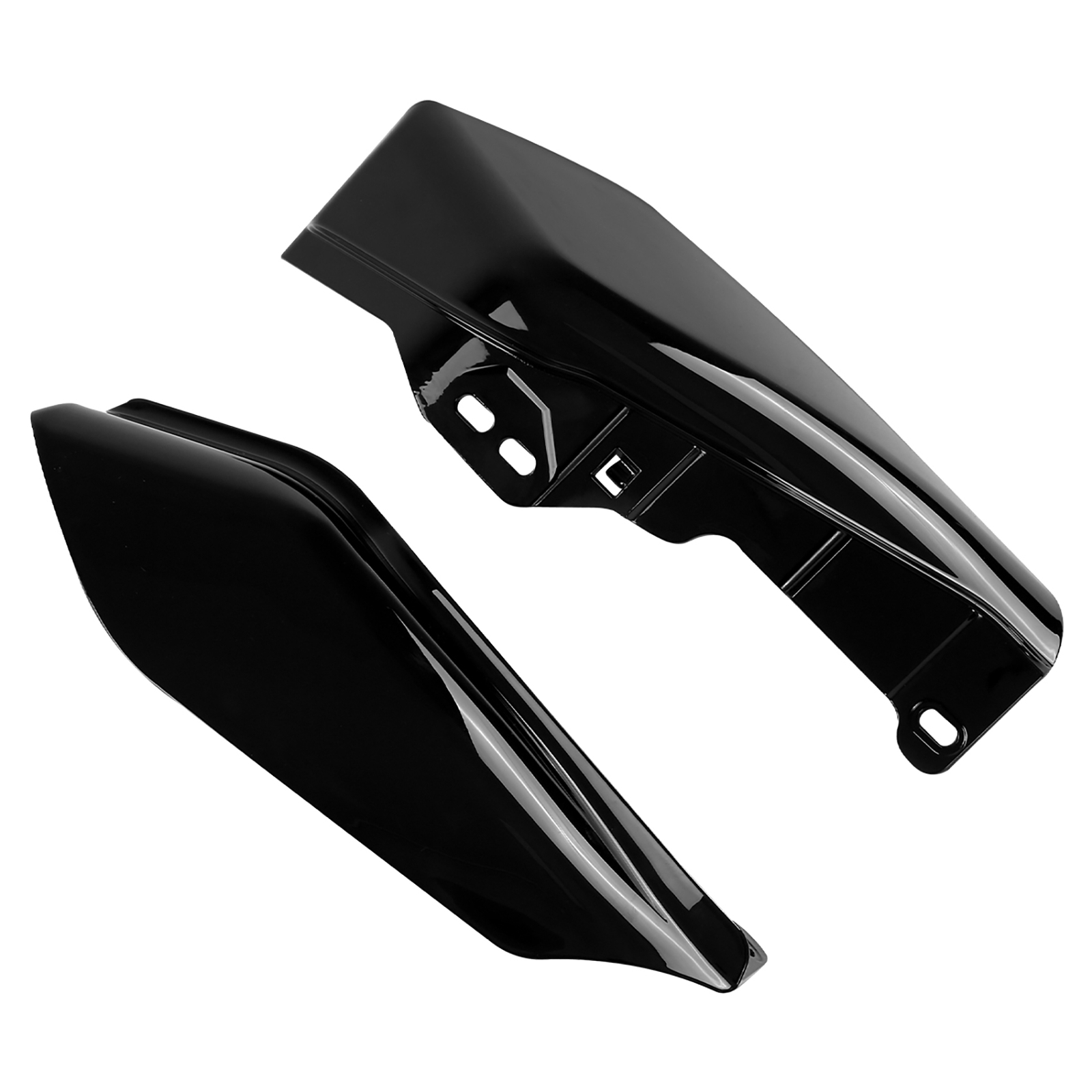ABS Mid-Frame Air Deflector Heat Shield Fit For Harley Street Road Glide 09-up