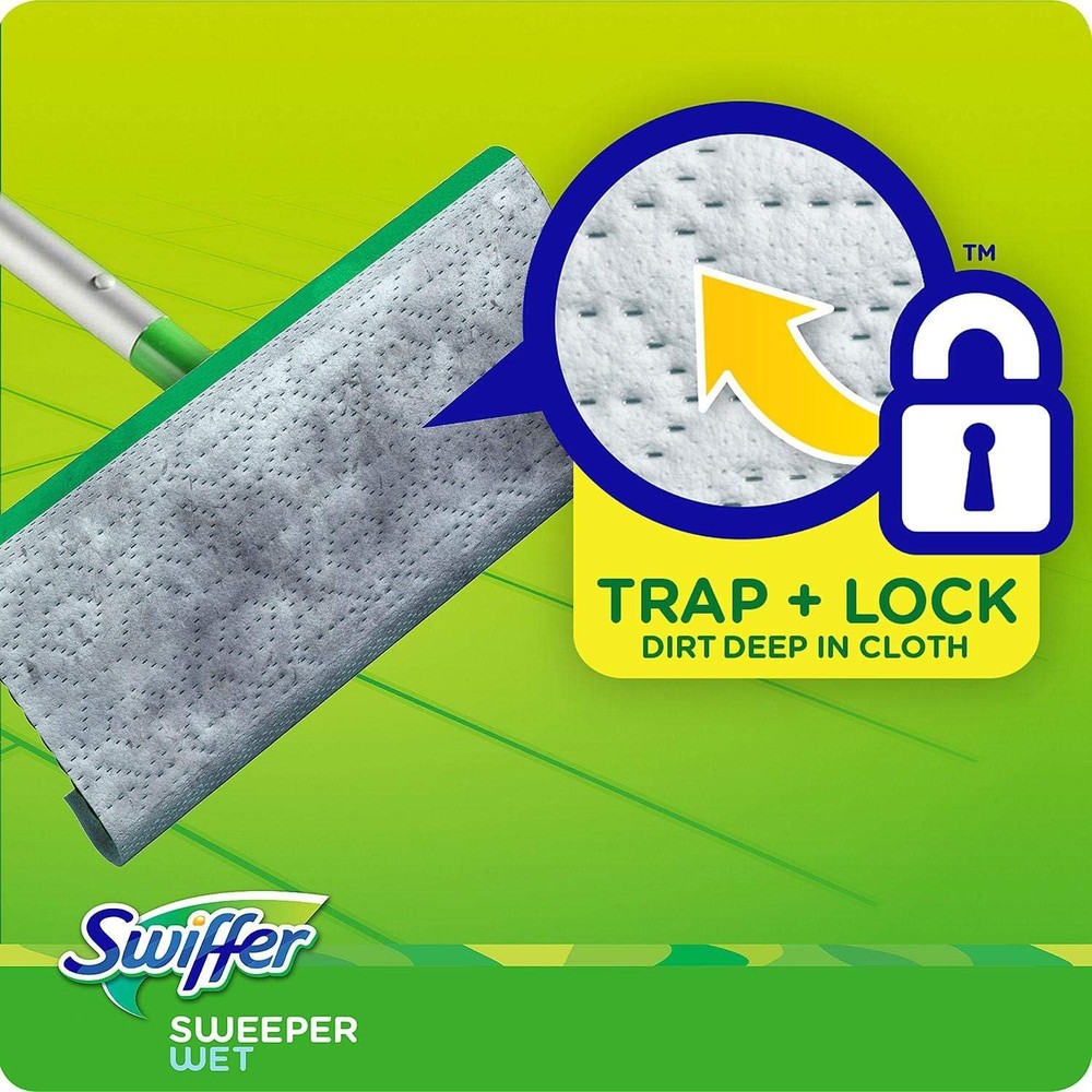 Sweeper Wet Cloth Refill, White