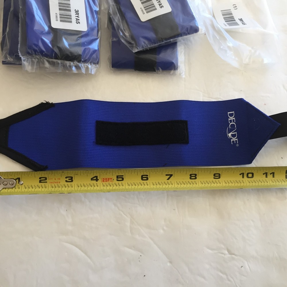 Decade WRIST WRAP with Thumbloop 3 “ width Universal size Blue 41660B