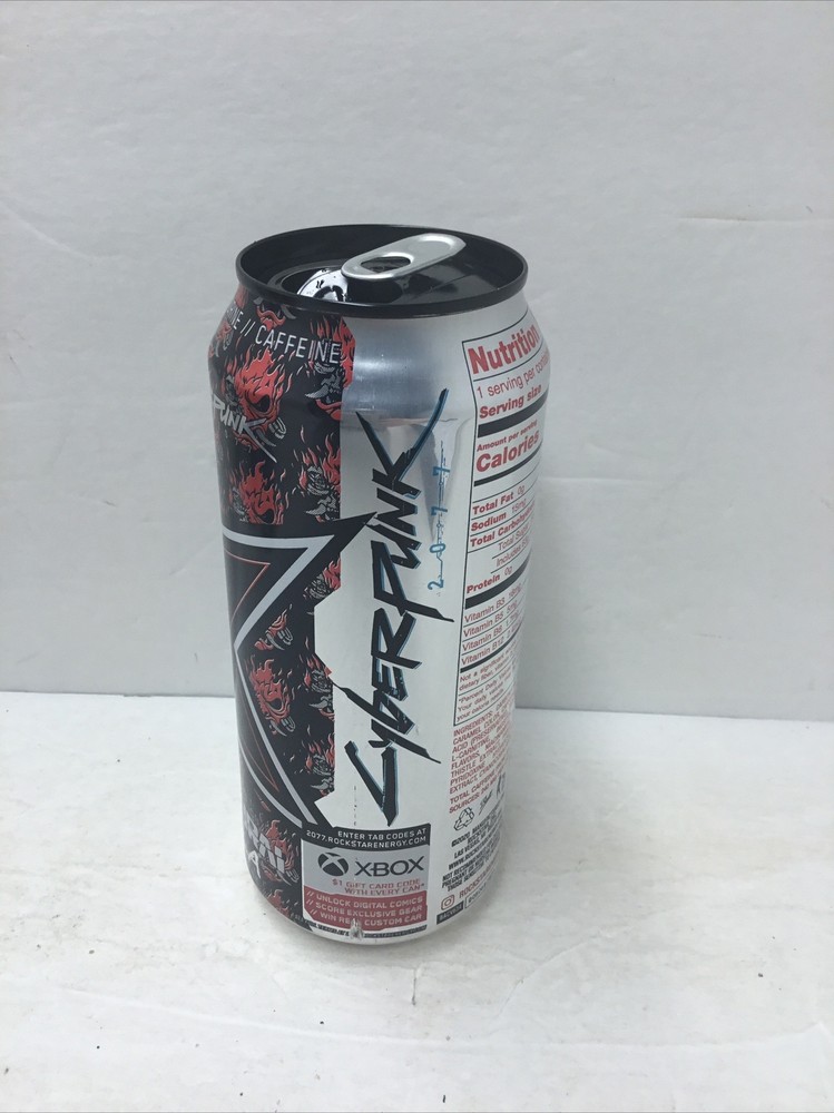 Cyberpunk 2077 Rockstar Empty Can No Digital Code (Limited Edition) OPEN