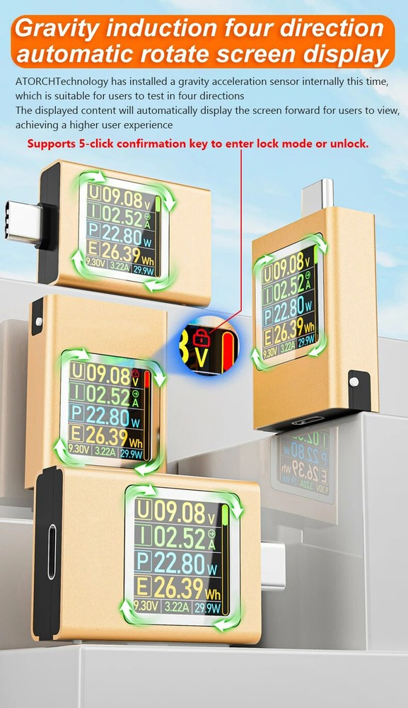 Power Meter Testers Eversame PD3.1 Digital Multimeter Voltage Current Voltmeter