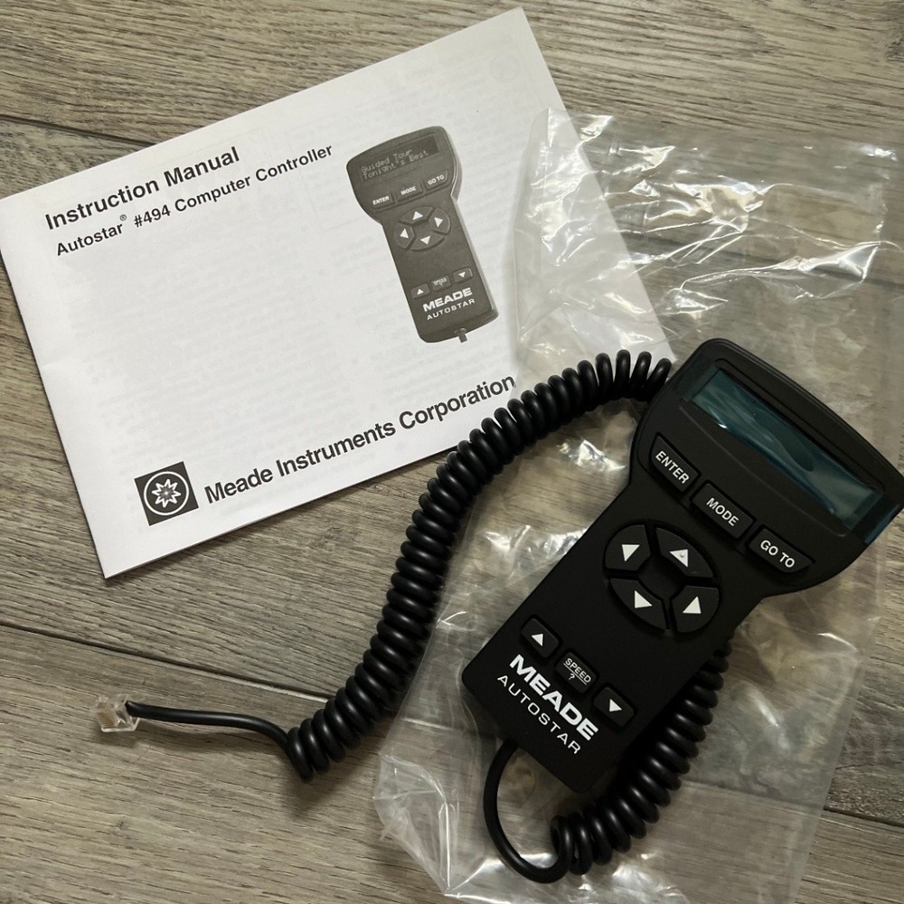 Meade Autostar #494 Handheld Computer Controller Telescope Remote Controller New