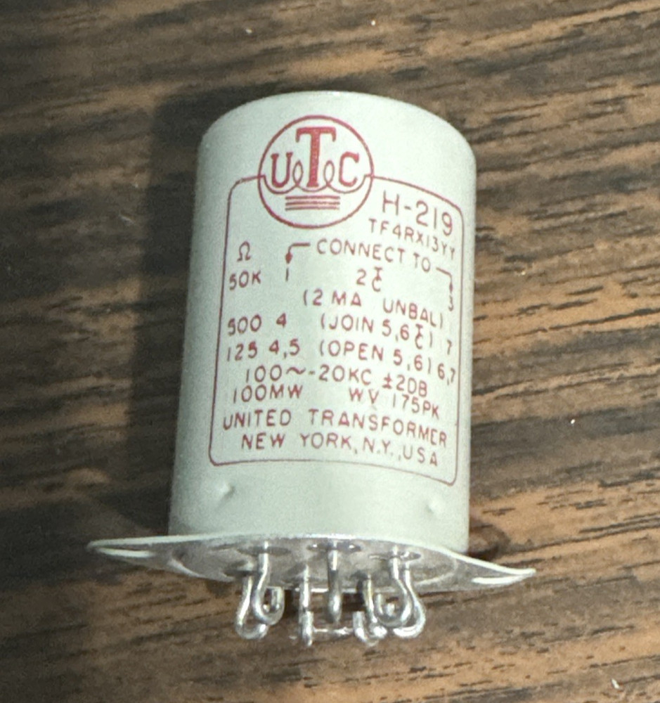 UTC H-219 Vintage Transformer