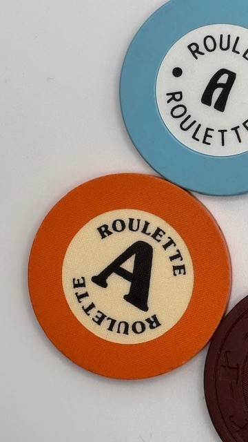 Lot of 14 Misc. Roulette Chips-Clean-Payboy Chips