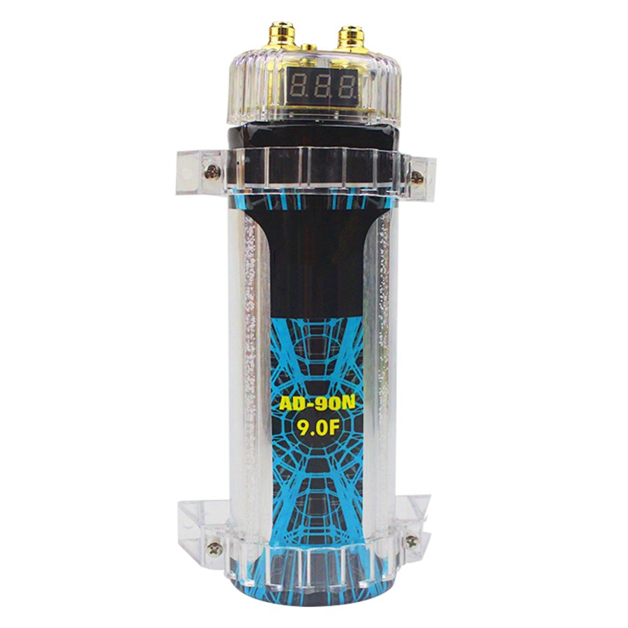 9.0 Farad Capacitor Auto Car Audio Digital Voltage Power Subwoofer Modification