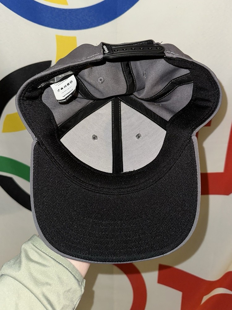 TaylorMade Golf Hat One Size SnapBack Gray Performance
