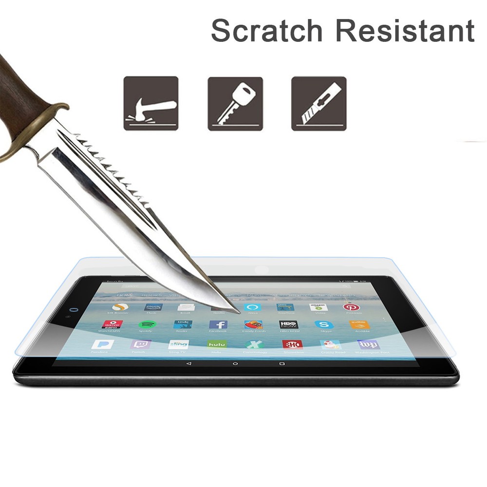 Tempered Glass Screen Protector for Amazon Fire HD 10 (7th Gen-2017)