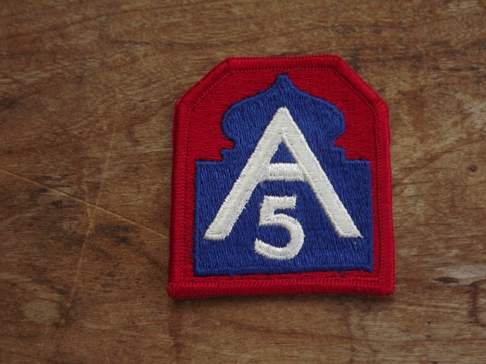 5th Army Patch, Merrowed Edge - INV# C1743