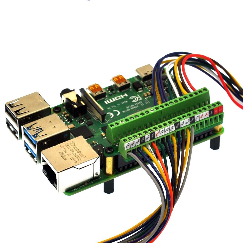 Raspberry Pi GPIO Breakout Module - 2.54mm Pitch, Durable Materials