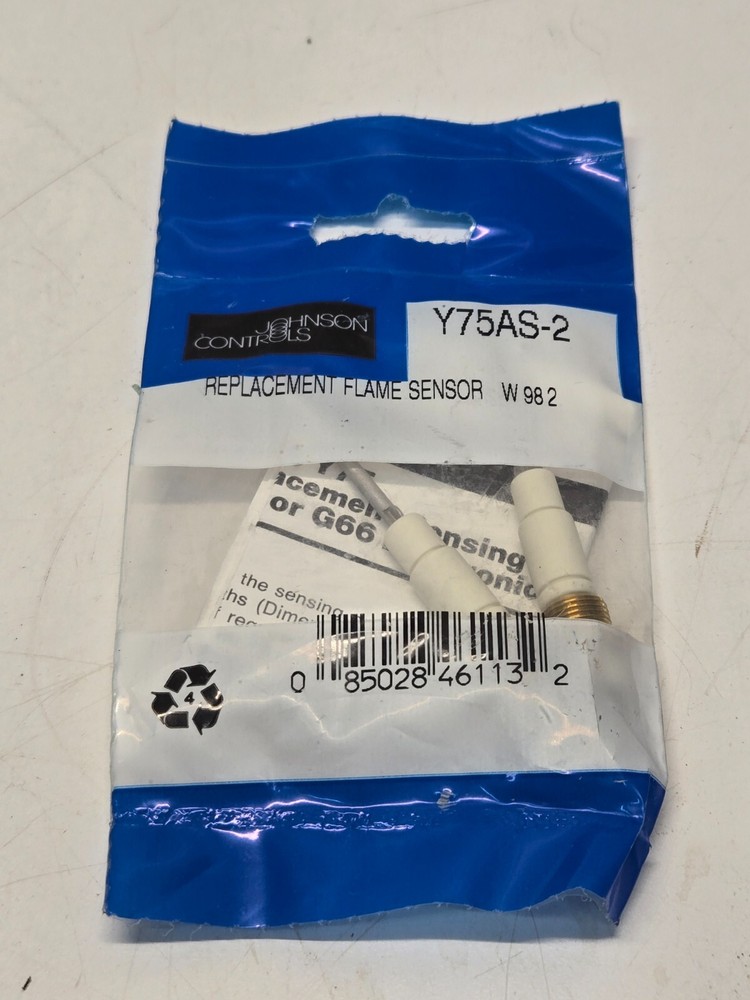 JOHNSON CONTROLS Y75AS-2 REPLACEMENT FLAME SENSOR 2-PACK NEW sp3