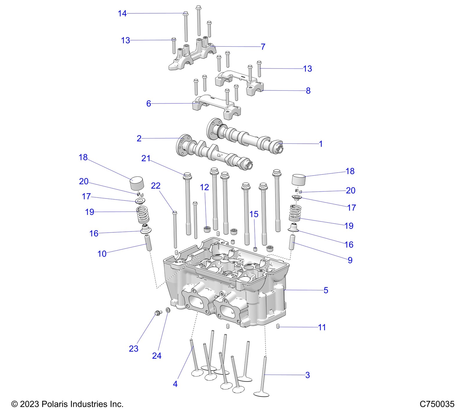 Polaris Graded Valve Tappet, 4.925, for RANGER Models, Genuine OEM - 5138477-492