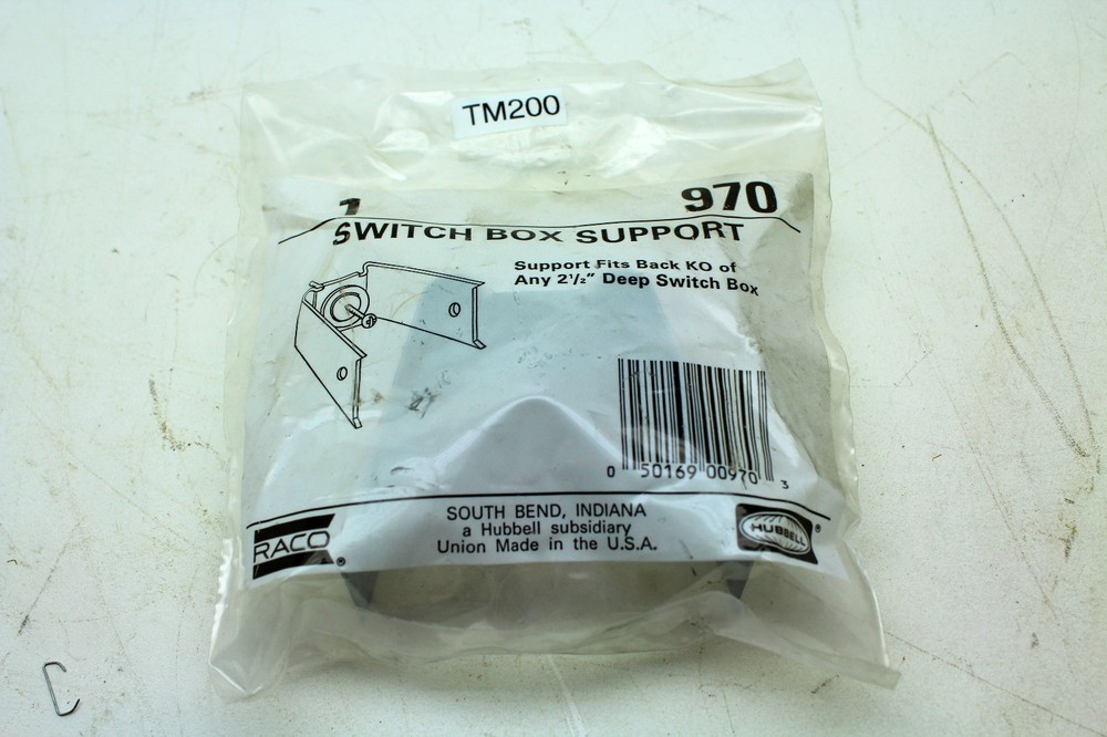 Hubbell Switch Box Support 2 1/2'' Deep Switch Box 970