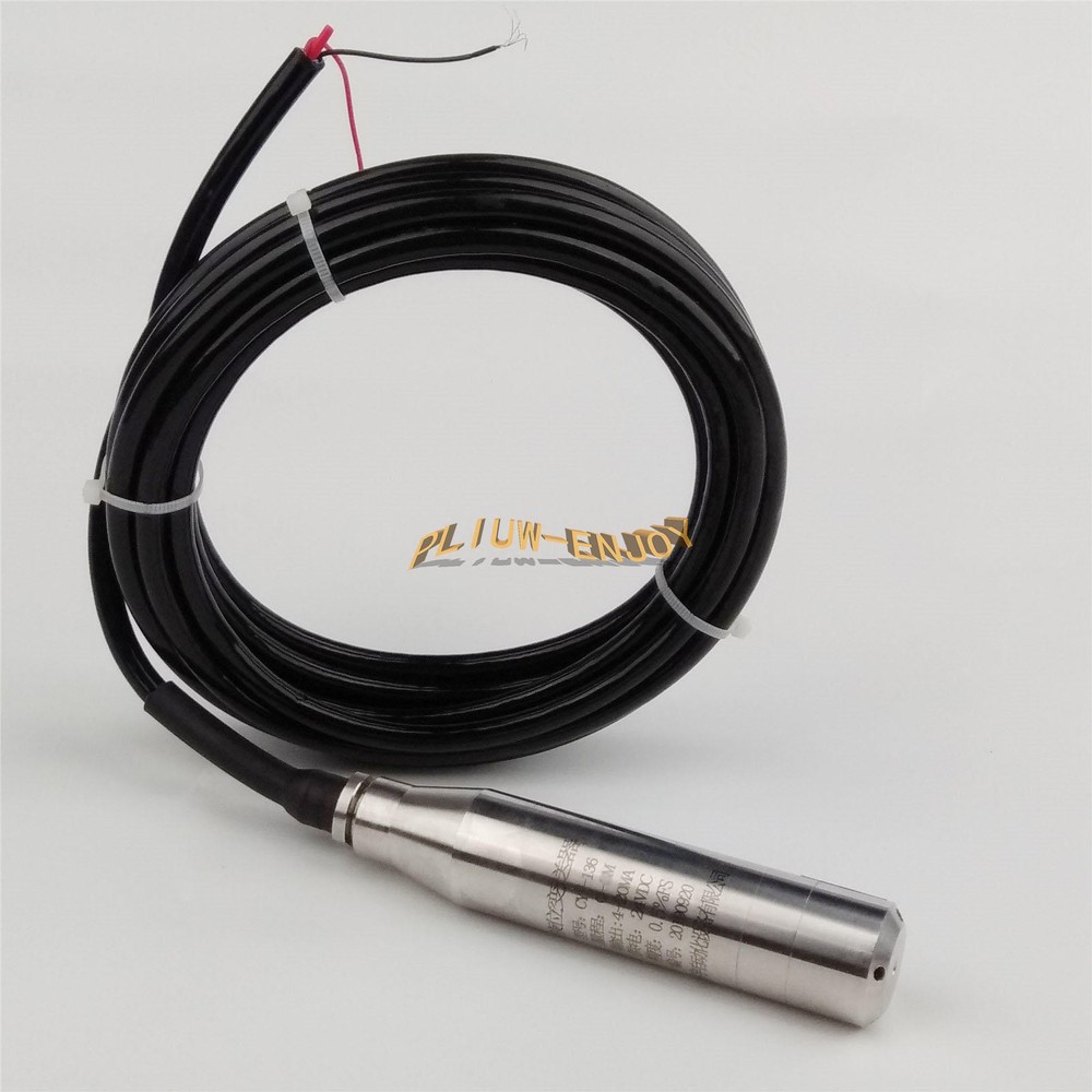 4-20MA 1.0m Range Water Level Transmitter Liquid Level Transducer Sensor