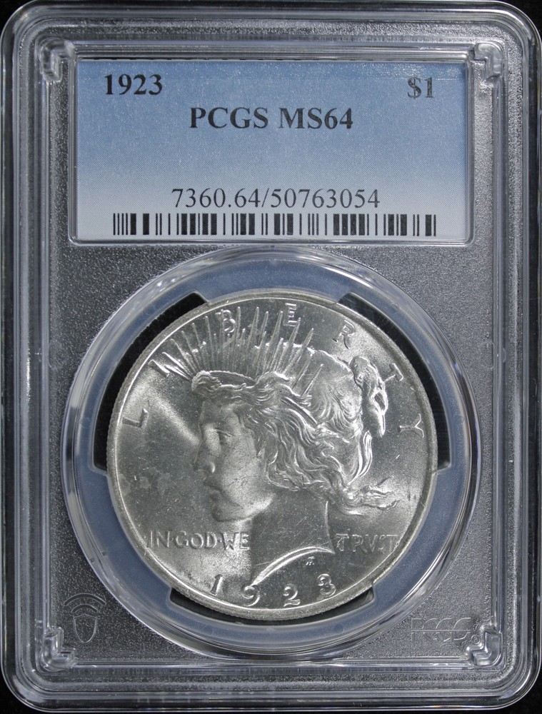 1923 Peace Silver Dollar PCGS MS64 (2531957)