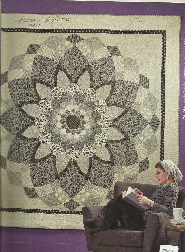 L0603  PETAL POWER QUILT PATTERN/INSTRUCTIONS