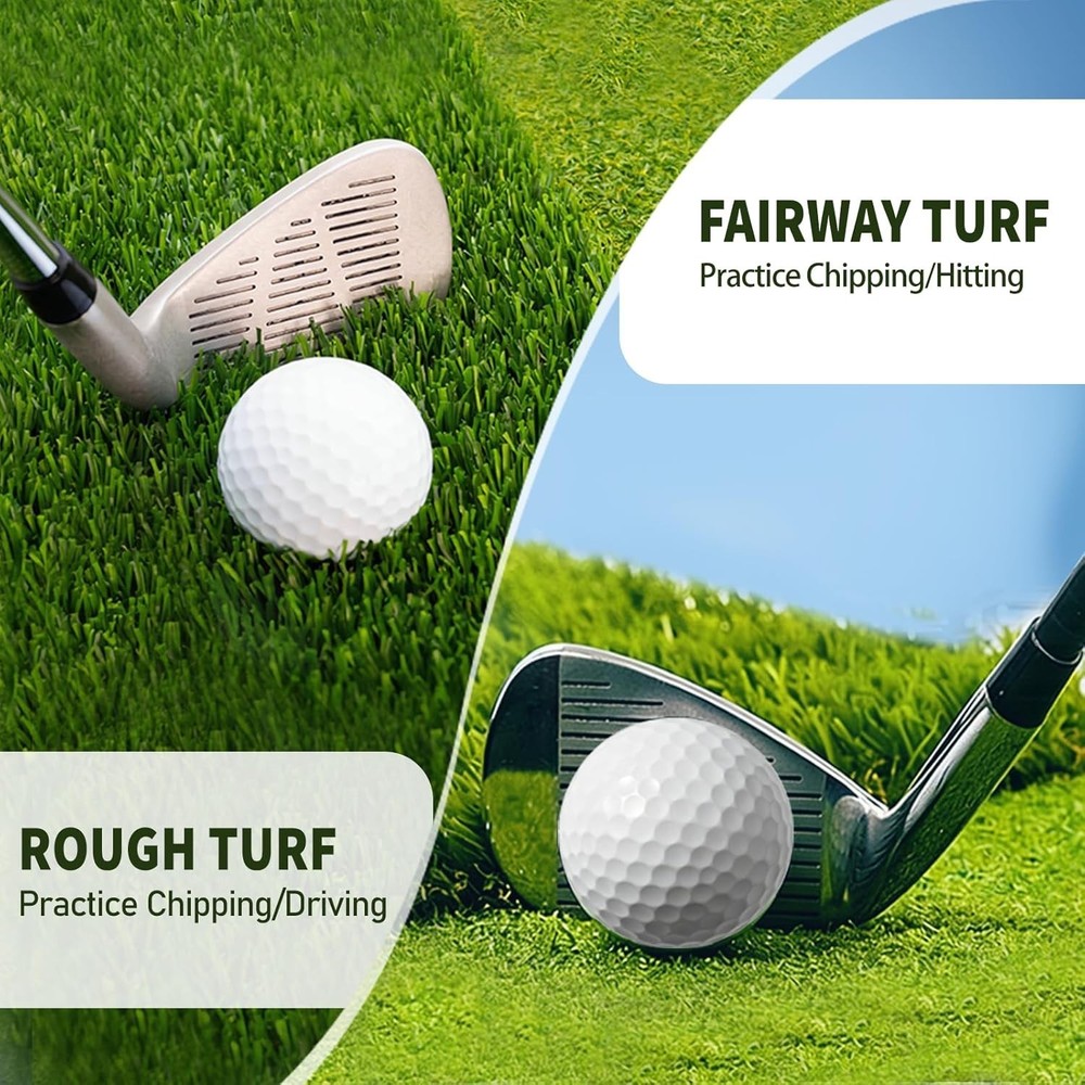 Golf Hitting Mat, Swing Path Feedback Golf Training Mat, 16"x12" Extra Replac...