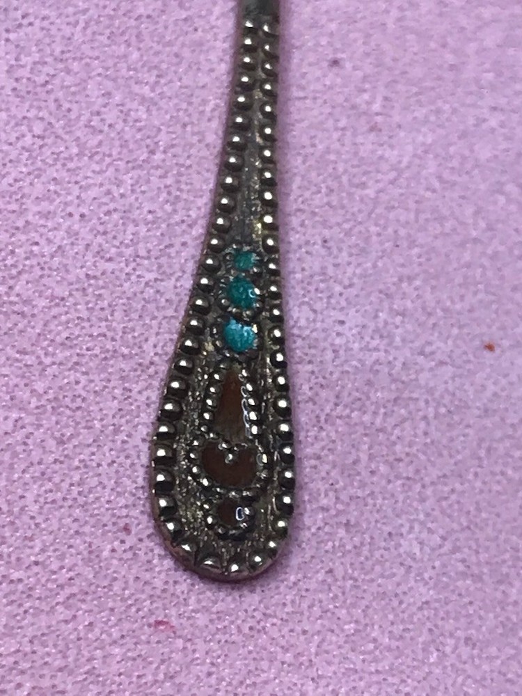 vintage small spoon silver 875