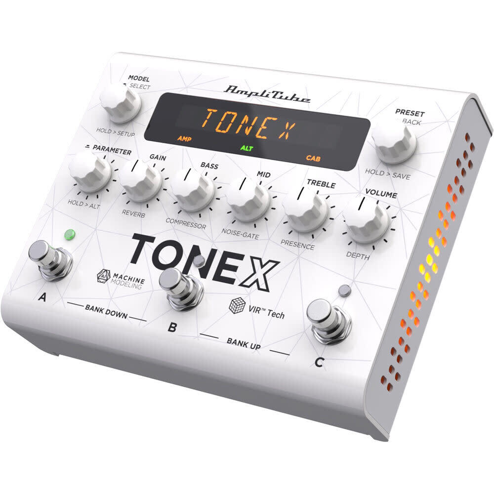 IK Multimedia TONEX Amp Modeler Multi-Effects Processor, LE Anniversary White