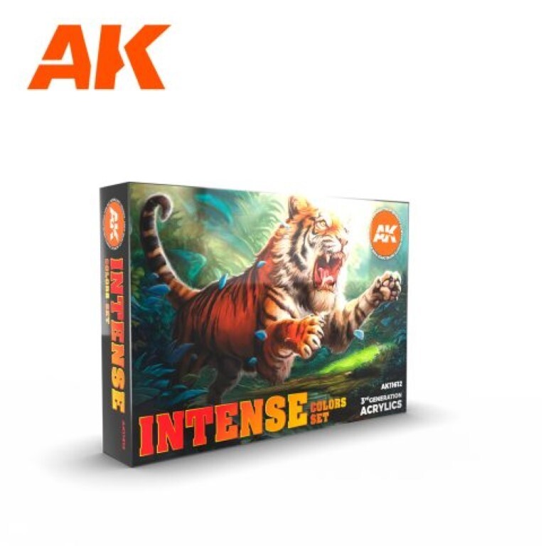 AK Interactive: Intense Colors - Paint Set - AK11612