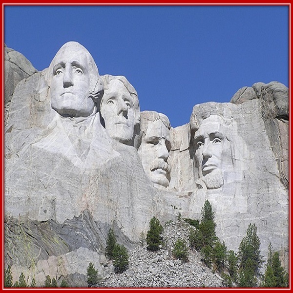 30 Custom American Rushmore Personalized Address Labels