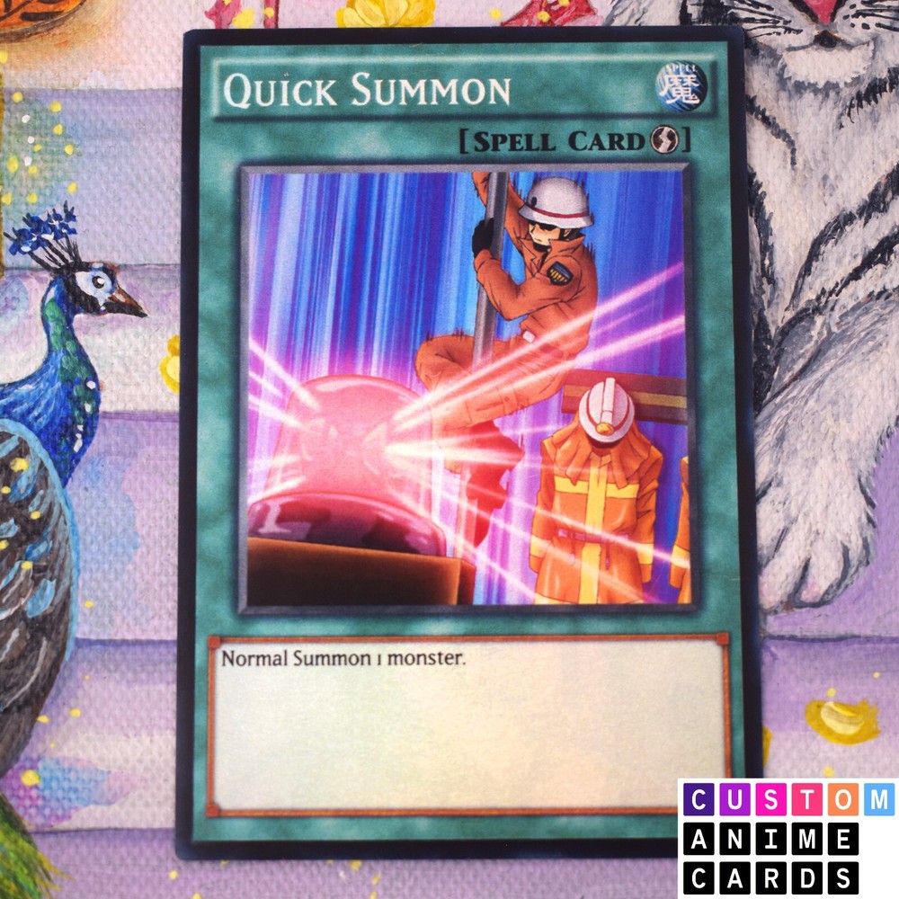 Quick Summon ANIME EFFECT HOLO card