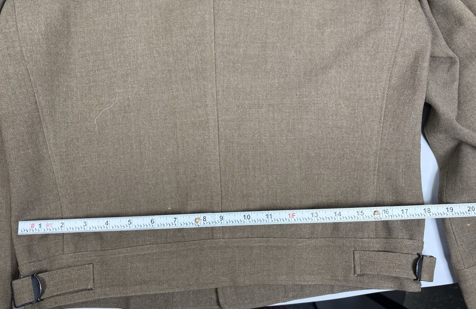 Named WWII 1944 Dated US Army Wool Ike Jacket 36S Original Manly Coats