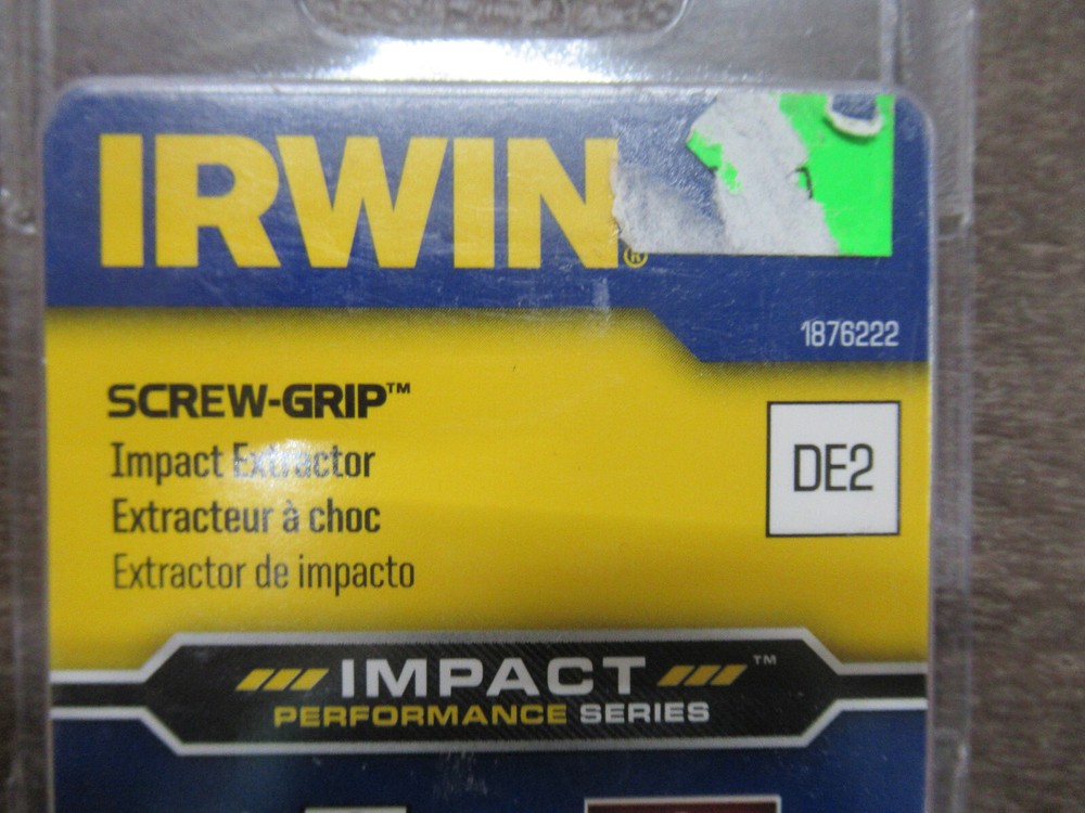 IRWIN 1876222 SCREW GRIP IMPPACT EXTRACTOR