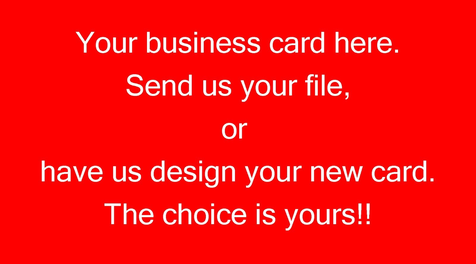 500 Personalized Custom Business Cards w/ 2015 CPR Instructions on back