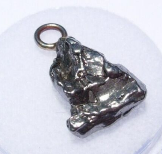 CAMPO DEL CIELO NICKEL IRON METEORITE PENDANT NECKLACE PIECE METEOR SPACE ROCK