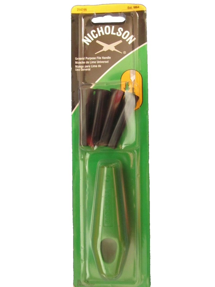Nicholson General Purpose File Handle with inserts. #21474N NEW