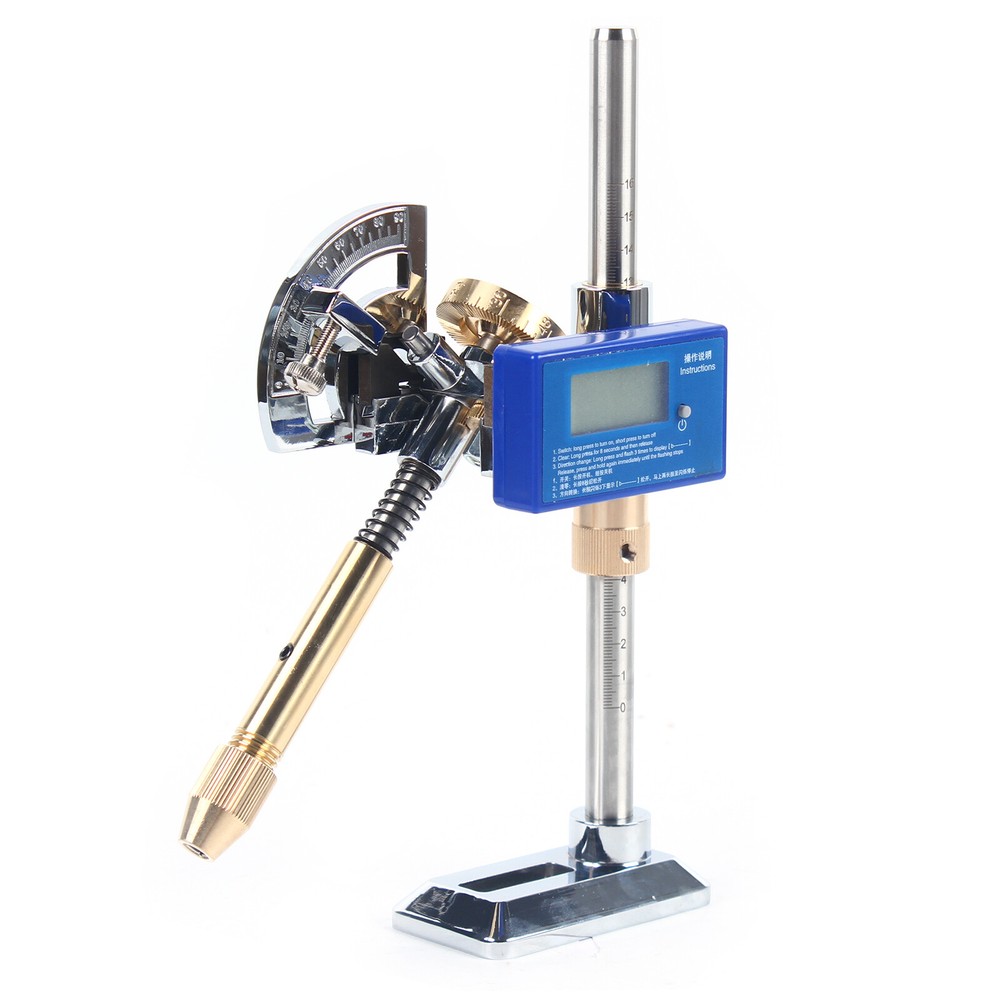 Digital Display Angle Manipulator Handle Gem Polishing Faceting Machine Tool