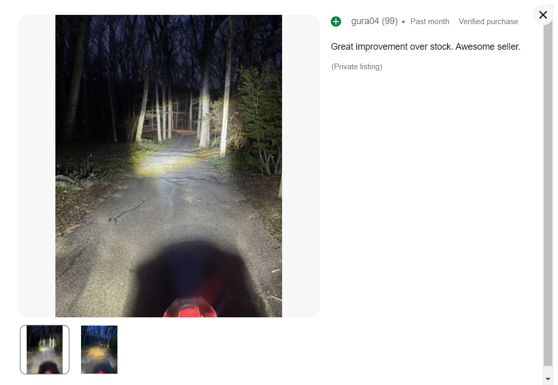 ❄️ Ultra LED Hi/Lo Headlight Bulb for Yamaha MM600 MM700 Mountain Max 1998-2002