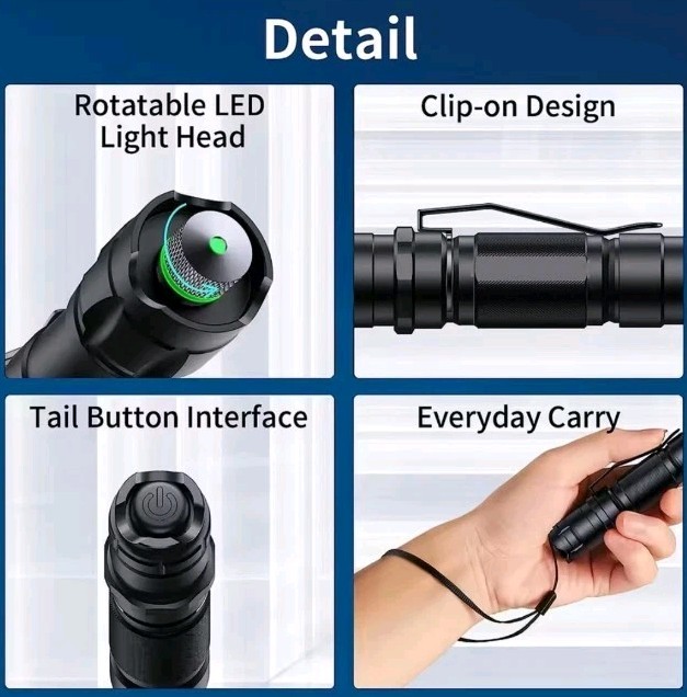 Rechargeable Green Laser Pointer, Long Range Laser Pointer Pen High Power
