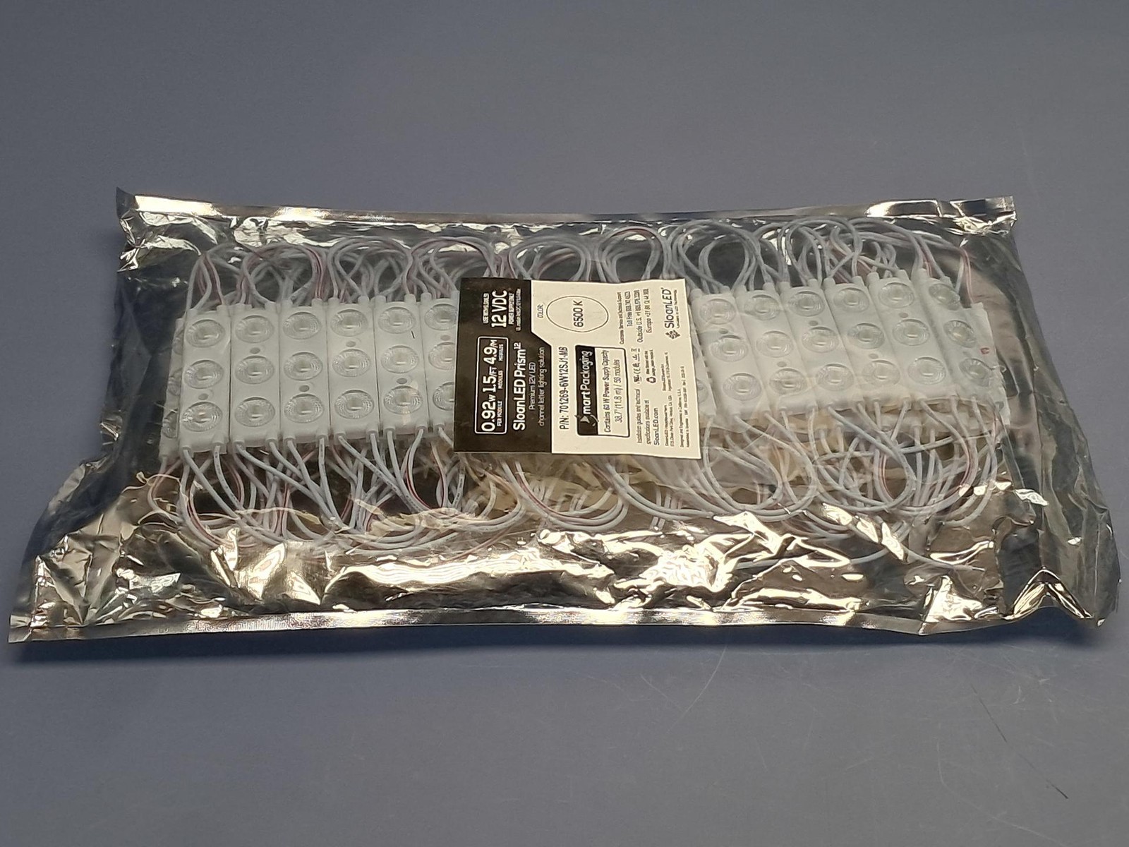 SloanLED Prism 12V 6500K White Channel Letter 58 Modules 701269-6W12SJ1-MB