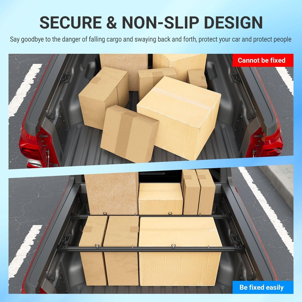 Cargo Bar Compatible with 2022-2026 Ford Maverick Cargo Support Load Securing...