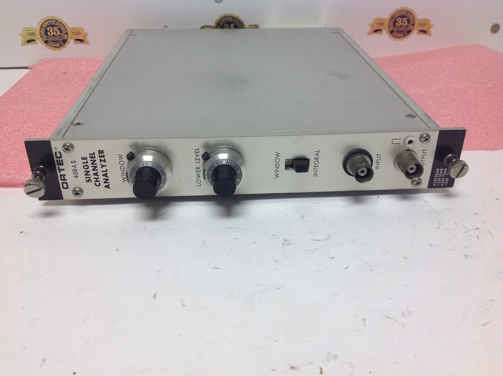 ORTEC NIM computer model # 406A S SIGNAL CHANNEL ANALYZER