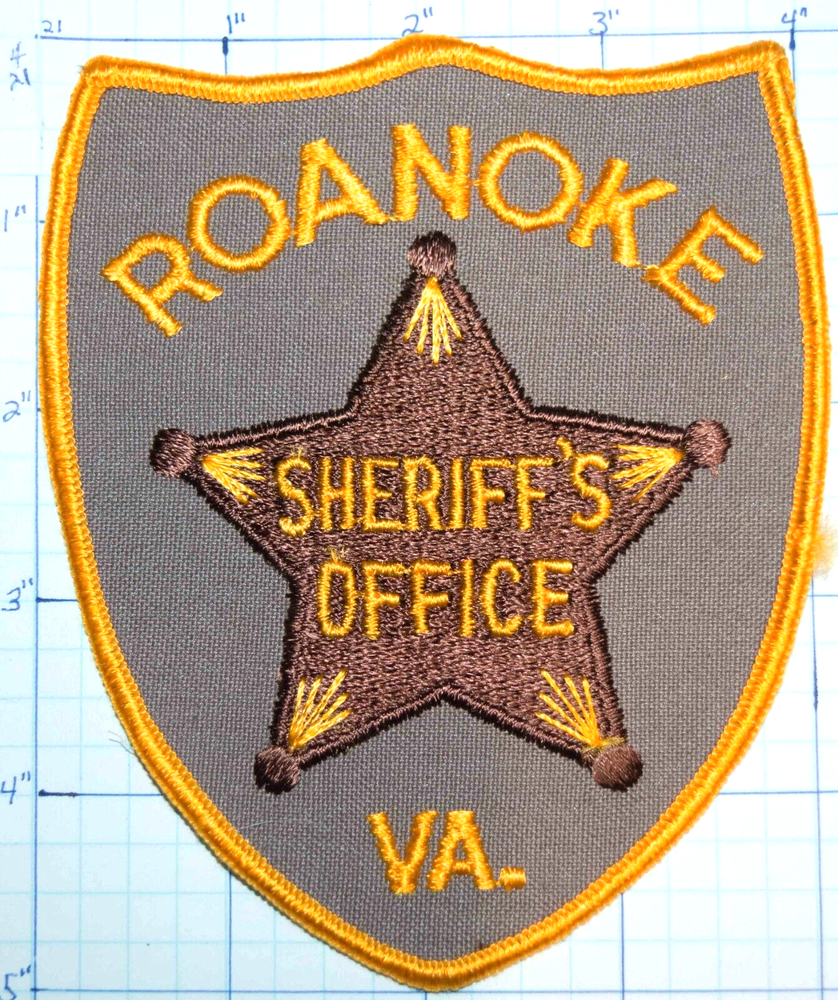 VIRGINIA, ROANOKE COUNTY SHERIFF'S OFFICE VINTAGE VERSION 2 PATCH