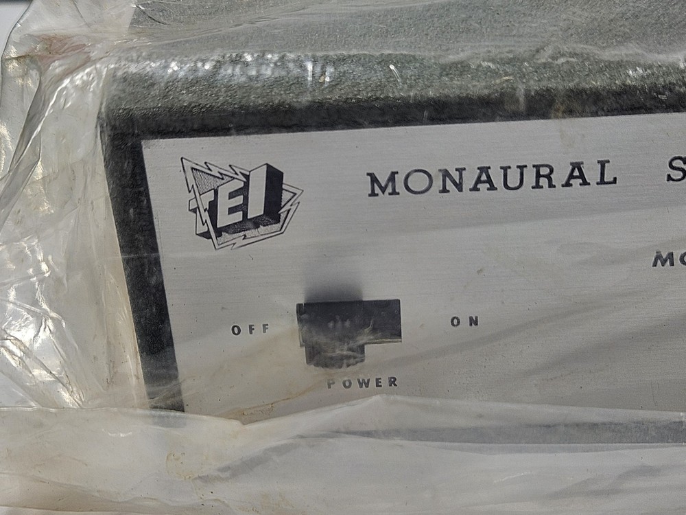 VINTAGE! TEI Model 48-3 Solid-State Monaural Pre-Amplifier New