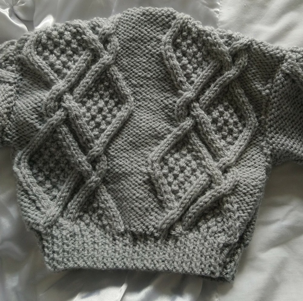 Baby Aran Knitting Pattern - Designer - PJ's Pattern