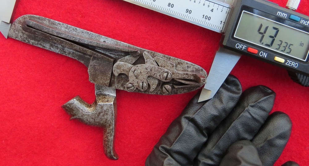 Antique Black Powder Percussion Lock Assembly Left-side Muzzleloading Lockwork