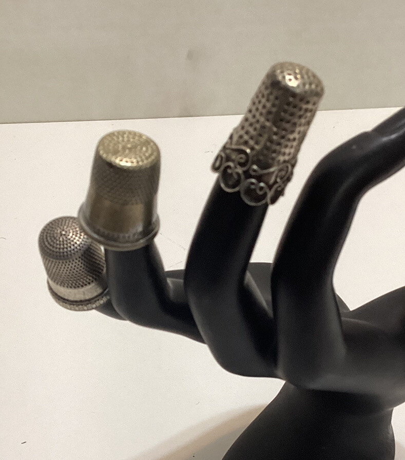 Vintage Sterling Silver Thimbles
