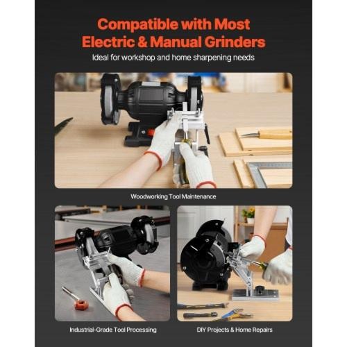 Bench Grinder Tool Rest Adjustable Replacement Tool Rest Sharpening Jig for 6